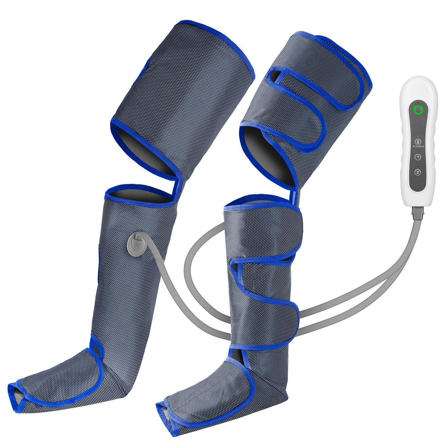 Leg Massager Air Compression Calf Feet Thigh Foot Massage Wraps Muscle Pain Relief Blood Circulation with 4 Modes 3 Intensities Leg Massager Air Compression Calf Feet Thigh Foot Massage Wraps Muscle Pain Relief Blood Circulation with 4 Modes 3 Intensities