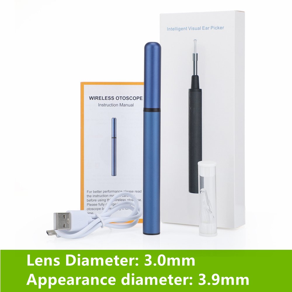 Wireless WiFi Ear Pick Otoscope Camera Borescope Luminous Ear Wax Removal Cleaning Teeth Oral Inspection Health Care 3.0/5.0MP Wireless WiFi Ear Pick Otoscope Camera Borescope Luminous Ear Wax Removal Cleaning Teeth Oral Inspection Health Care 3.0/5.0MP