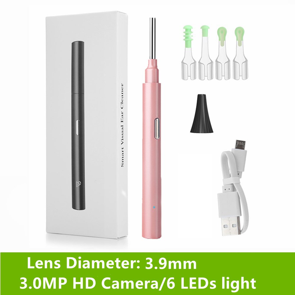 Wireless WiFi Ear Pick Otoscope Camera Borescope Luminous Ear Wax Removal Cleaning Teeth Oral Inspection Health Care 3.0/5.0MP Wireless WiFi Ear Pick Otoscope Camera Borescope Luminous Ear Wax Removal Cleaning Teeth Oral Inspection Health Care 3.0/5.0MP