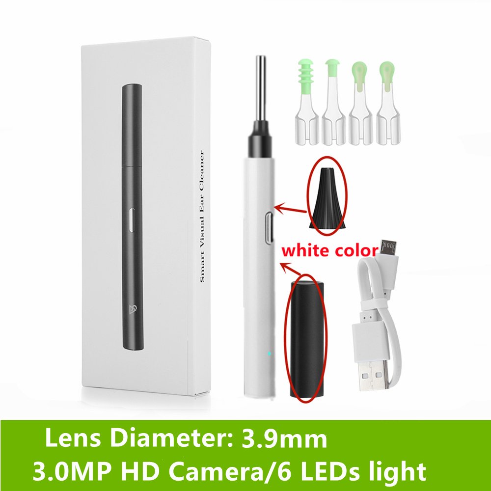 Wireless WiFi Ear Pick Otoscope Camera Borescope Luminous Ear Wax Removal Cleaning Teeth Oral Inspection Health Care 3.0/5.0MP Wireless WiFi Ear Pick Otoscope Camera Borescope Luminous Ear Wax Removal Cleaning Teeth Oral Inspection Health Care 3.0/5.0MP
